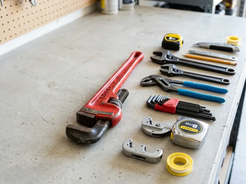 Professional plumbers in Colonial Heights, VA equipped with top-tier tools for residential and commercial plumbing services.